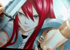 Erza Fairy Tail Dessin Beau Images Fairy Tail Erza Drawing at Getdrawings