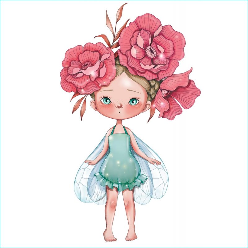 Fee Dessin Impressionnant Photos Wall Stickers Little Fairy Bertille