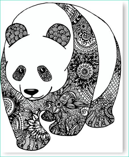 Mandala Animaux Panda Impressionnant Images Lienzos Panda Mandala De Neffvv