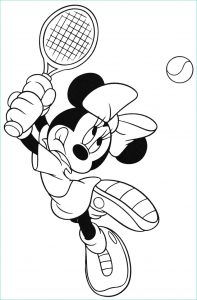 Minnie Coloriage Unique Collection Coloriage Minnie Joue Au Tennis à Imprimer