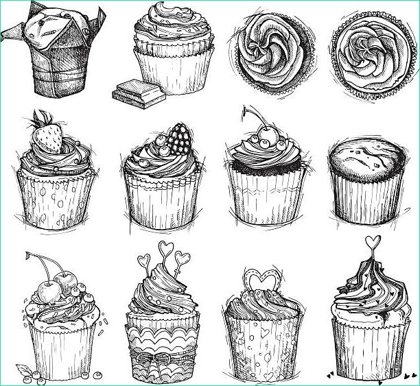 Muffin Dessin Cool Photos Royalty Free Muffin Clip Art Vector
