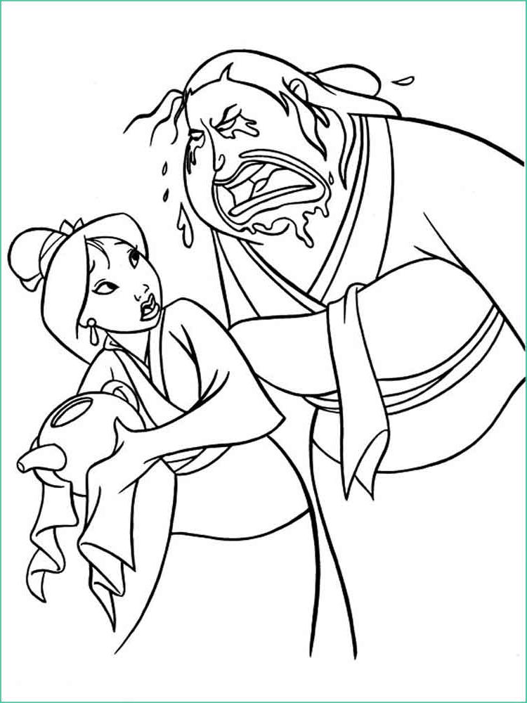 Mulan Coloriage Beau Collection Mulan Coloring Pages Download and Print Mulan Coloring Pages