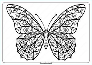 Papillon A Imprimer Luxe Photos Printable butterfly Mandala Pdf Coloring Pages 39