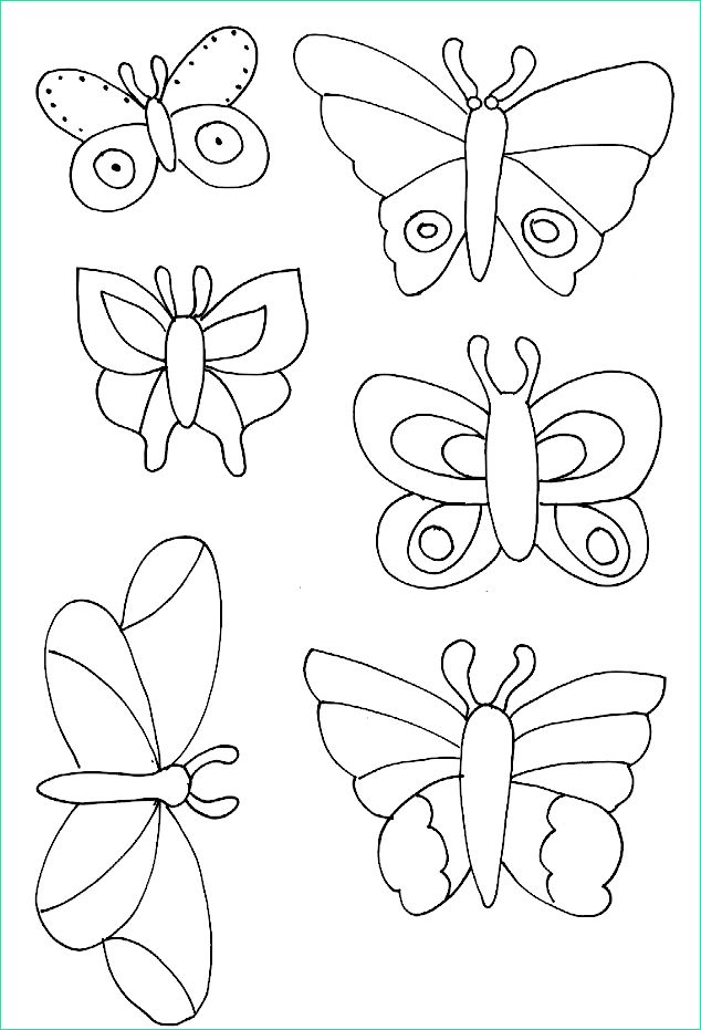 Papillon à Imprimer Unique Photographie Imprimer Les Papillons 4 Carte Papillons Pour Papa Et