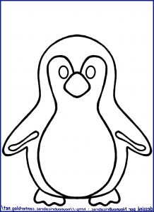 Pingouin Dessin Beau Stock Pingouin 2 à Colorier