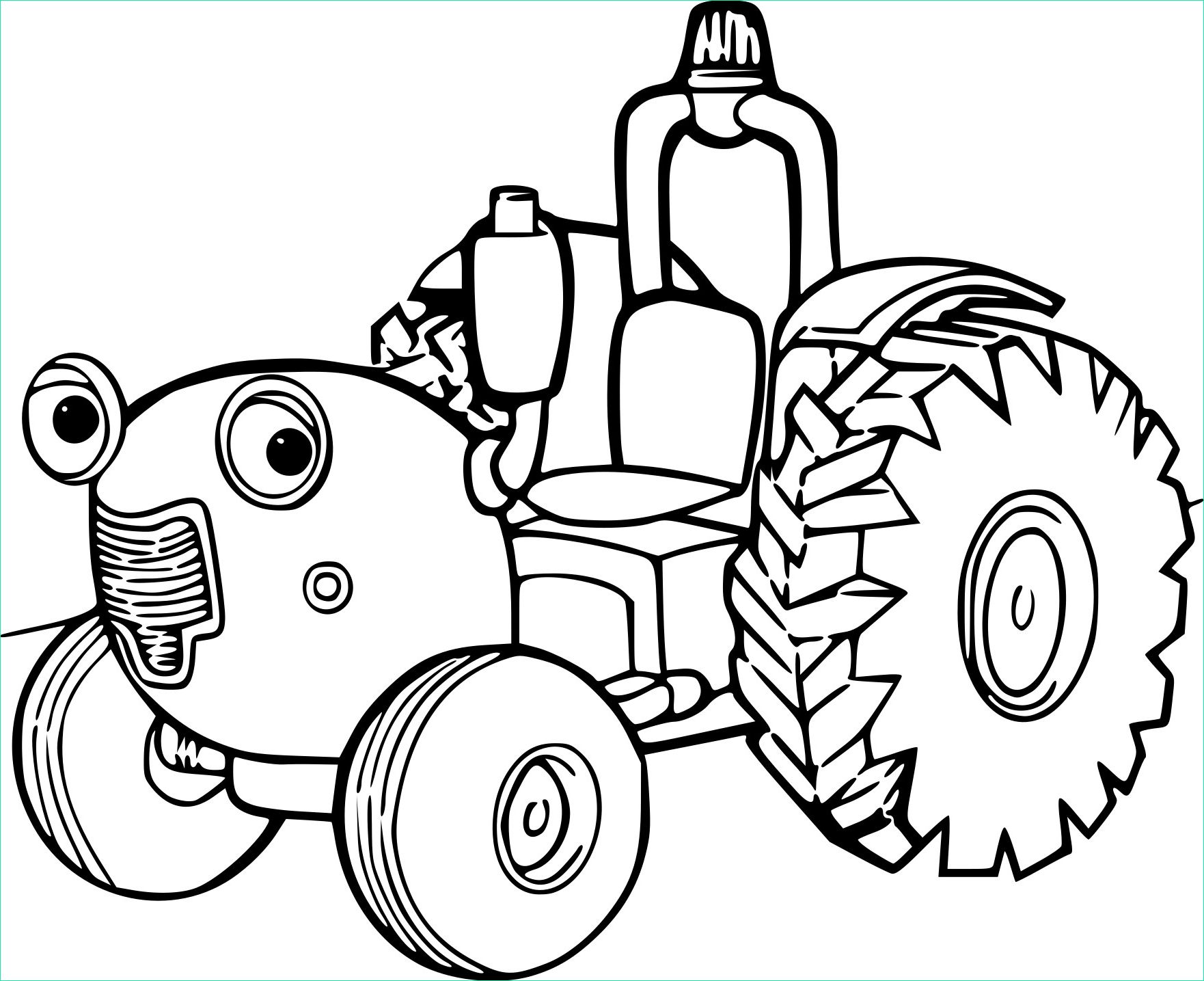 Tracteur à Colorier Beau Images Coloriage Tracteur Marrant à Imprimer Sur Coloriages Fo