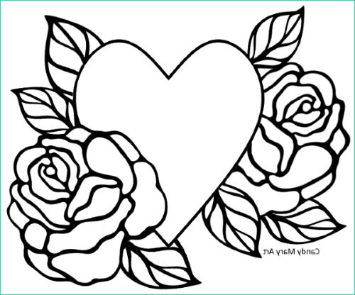Coeur Dessin Facile Nouveau Collection Coloriage Coeur Gratuit à Télécharger Sur Candy Mary
