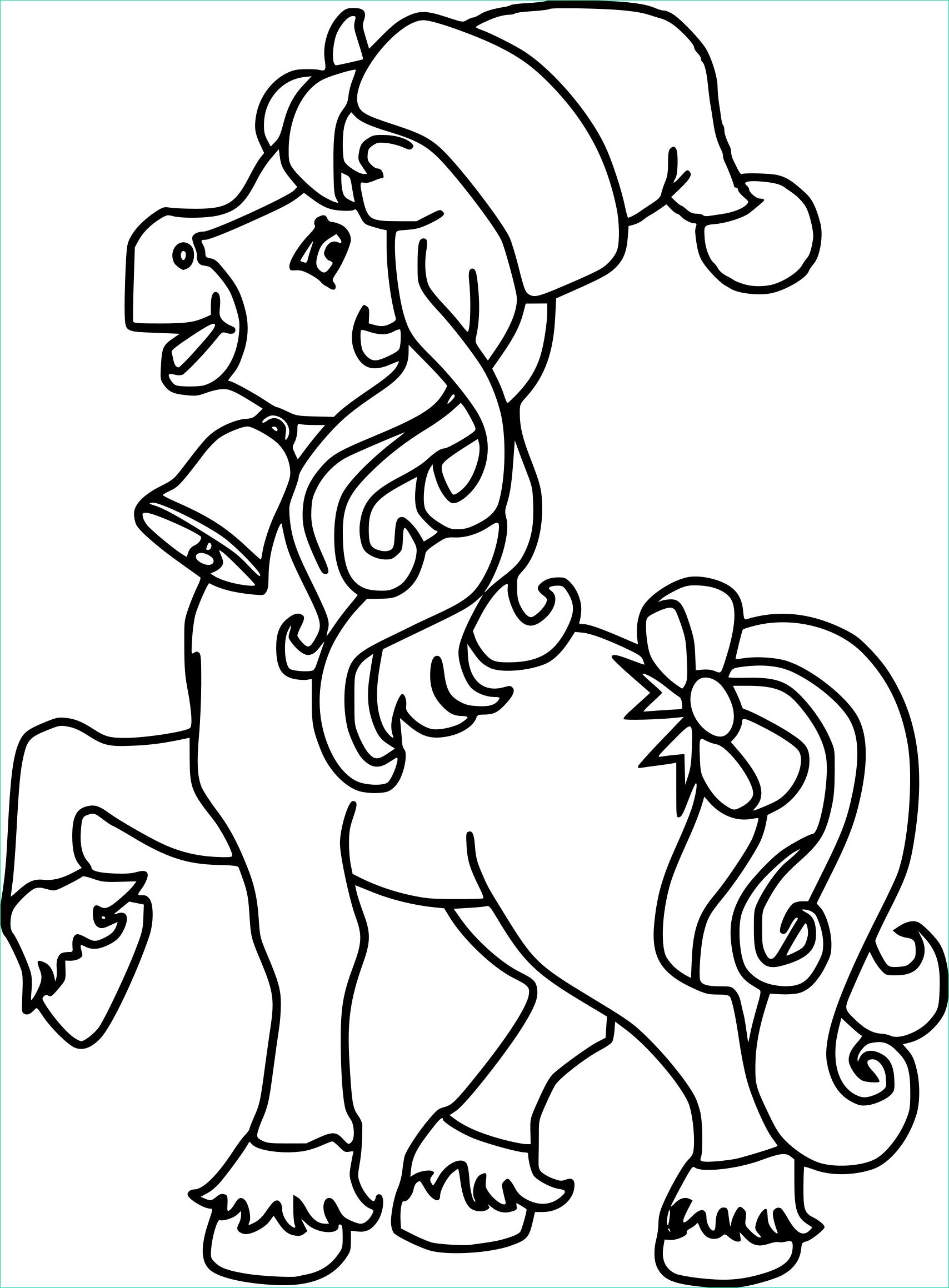 Coloriage Cheval A Imprimer Cool Stock Coloriage Cheval à Noel à Imprimer Sur Coloriages Fo