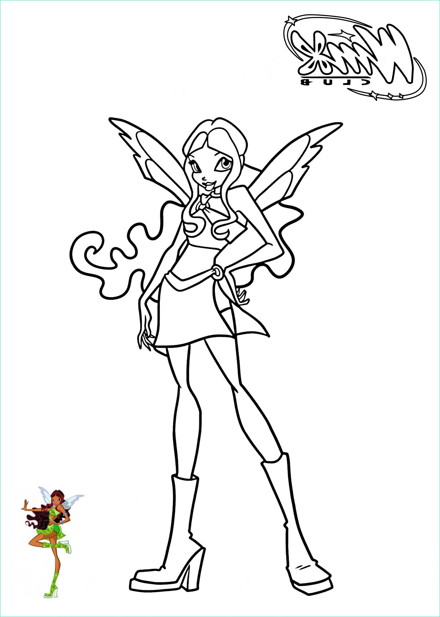Coloriage Des Winx Bestof Photographie Winx Club Layla Coloring Pages for Girls Printable Free