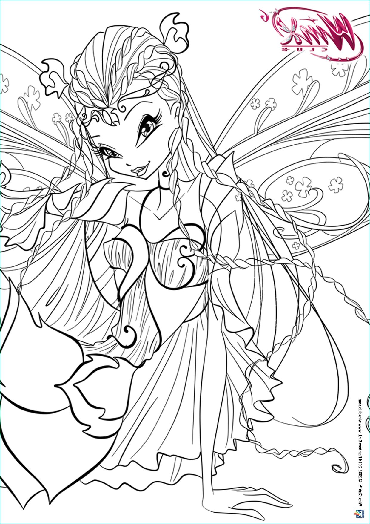 Coloriage Des Winx Luxe Collection Winx Bloomix