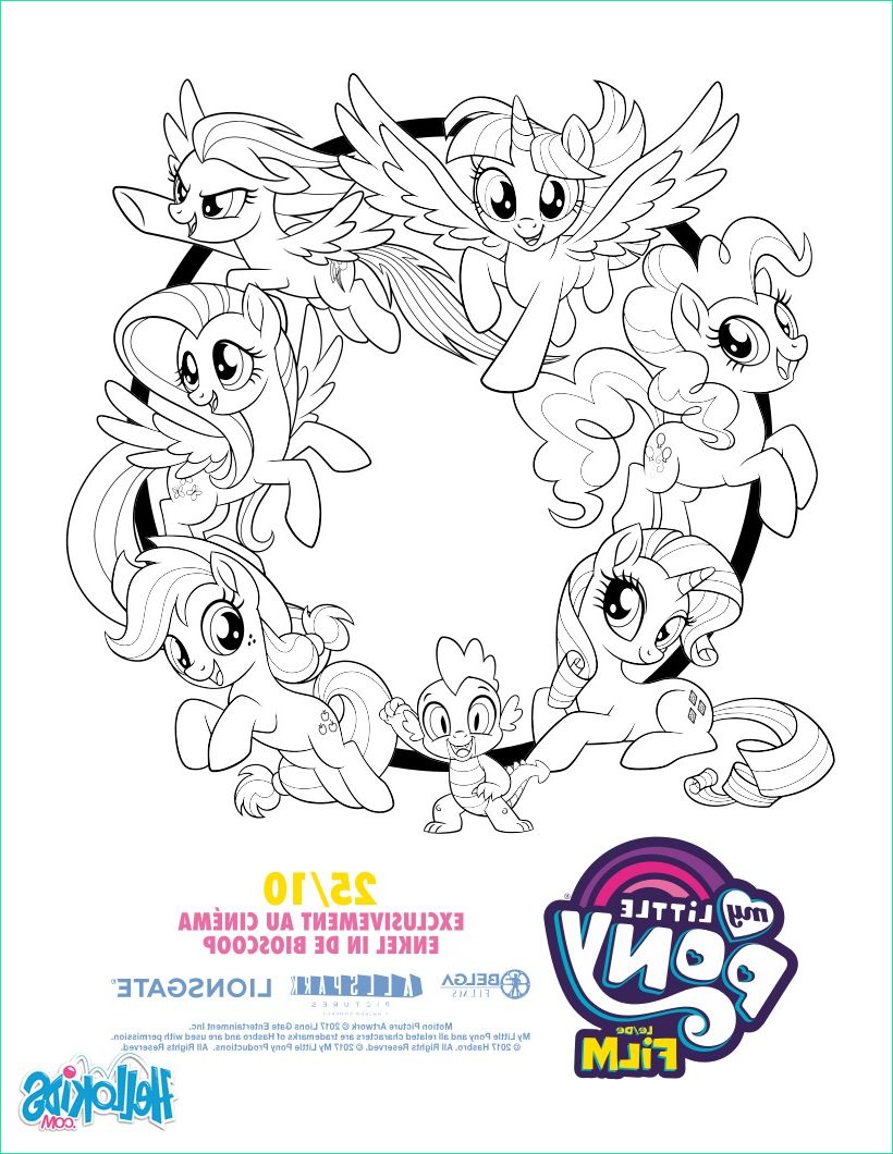 Coloriage My Little Poney Cool Stock Coloriages My Little Pony Le Film Fr Hellokids