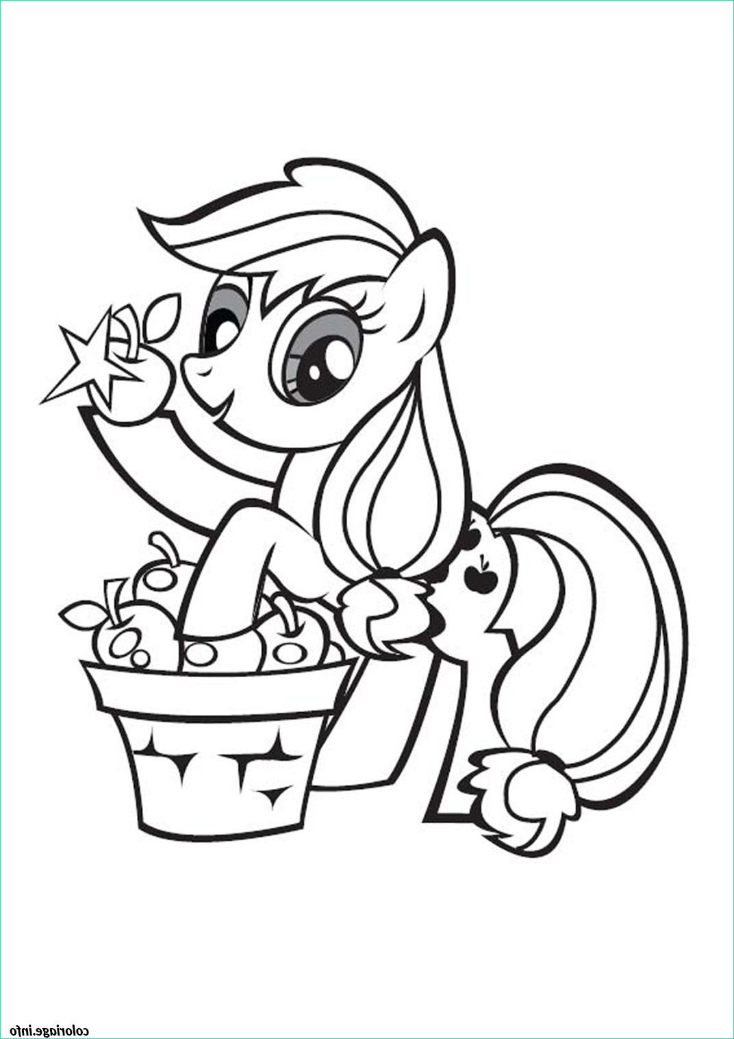 Coloriage My Little Poney Impressionnant Images Coloriage My Little Poney 9 Dessin