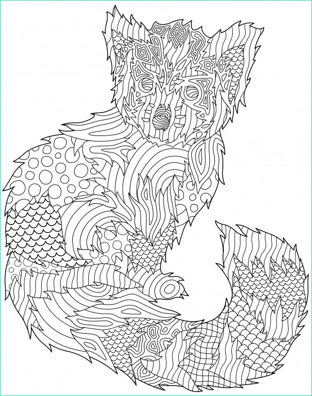Coloriage Panda Mandala Beau Collection Coloring Book Page with Beautiful Red Panda On White