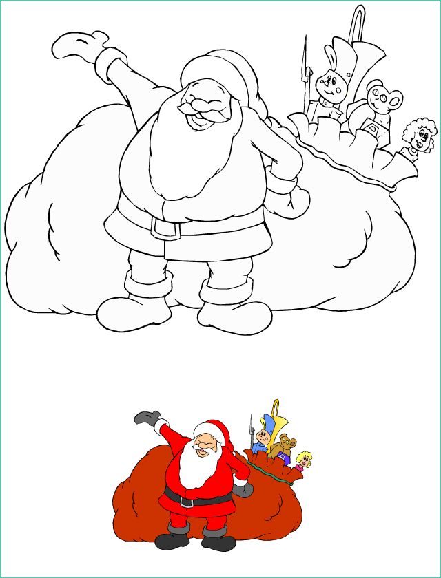 Coloriage Pere Noel à Imprimer Luxe Photos Coloriage à Imprimer Le Père Noël Tipirate