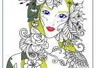 Coloriage Pour Adulte Anti Stress Luxe Photographie Femme Bouddhiste Coloriage Anti Stress