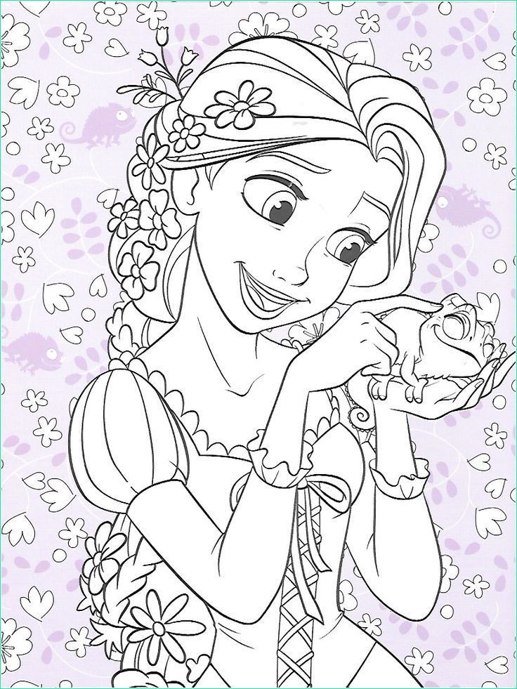Coloriage Princesse Disney Raiponce Beau Collection Image A Colorier Princesse Raiponce Free to Print