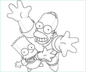 Coloriage Simpsons Beau Photos Homer Simpson Coloring Pages Coloring Home