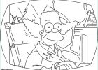 Coloriage Simpsons Luxe Photographie Coloriage the Simpsons Krusty Dessin