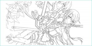 Coloriage Sword Art Online Beau Images Sword Art Line by Writtenprodigy On Deviantart