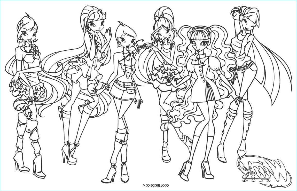 Coloriage Winx Club Inspirant Images Free Printable Winx Coloring Pages for Kids
