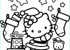 Coloriages Noël Cool Photos Coloriage Père Noël Hello Kitty à Imprimer Sur Coloriages