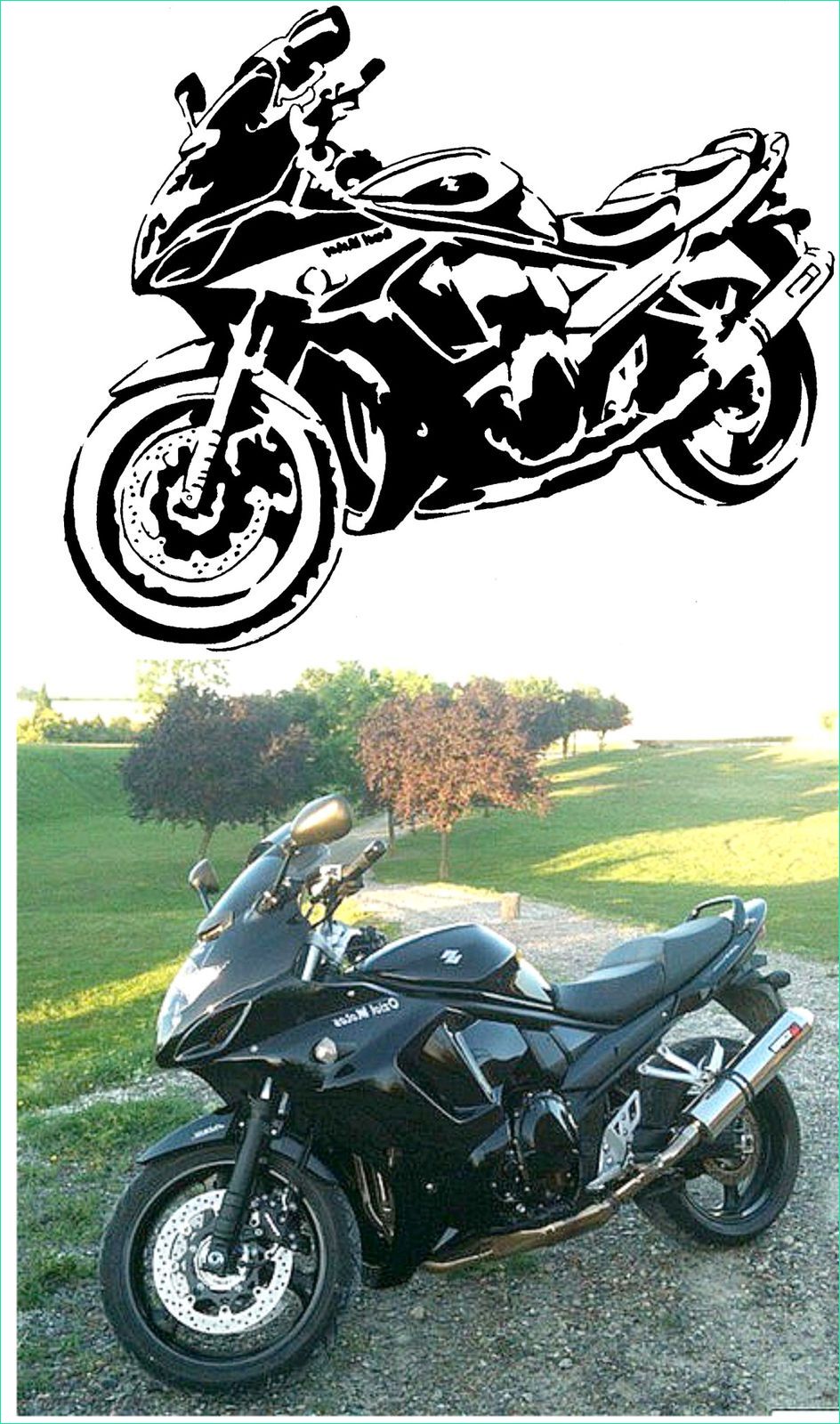 Dessin D&amp;#039;une Moto Élégant Galerie Dessin D Une Moto Pour Audrey Le Blog De Chantournage