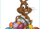 Dessin De Paques Bestof Galerie Dessin Animé Lapin De Pâques Avec Panier Doeufs Vecteurs