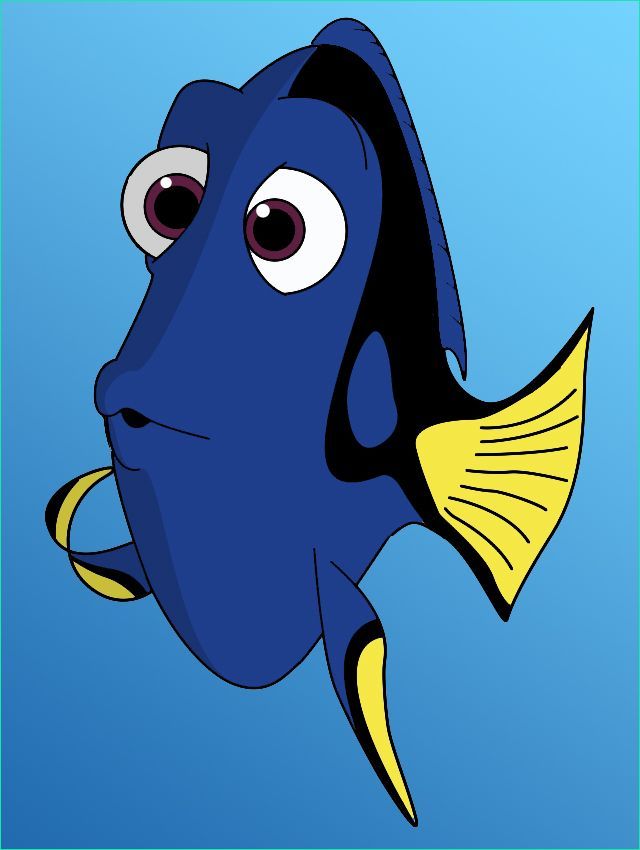 Dessin Dory Luxe Photos How to Draw Dori From Finding Nemo Draw Central