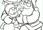 Dessin Du Pere Noel A Imprimer Impressionnant Images Coloriage Enfant Dans Les Bras Du Père Noël à Imprimer