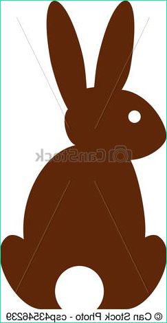 Dessin Lapin De Dos Impressionnant Image Simple Bunny Silhouette