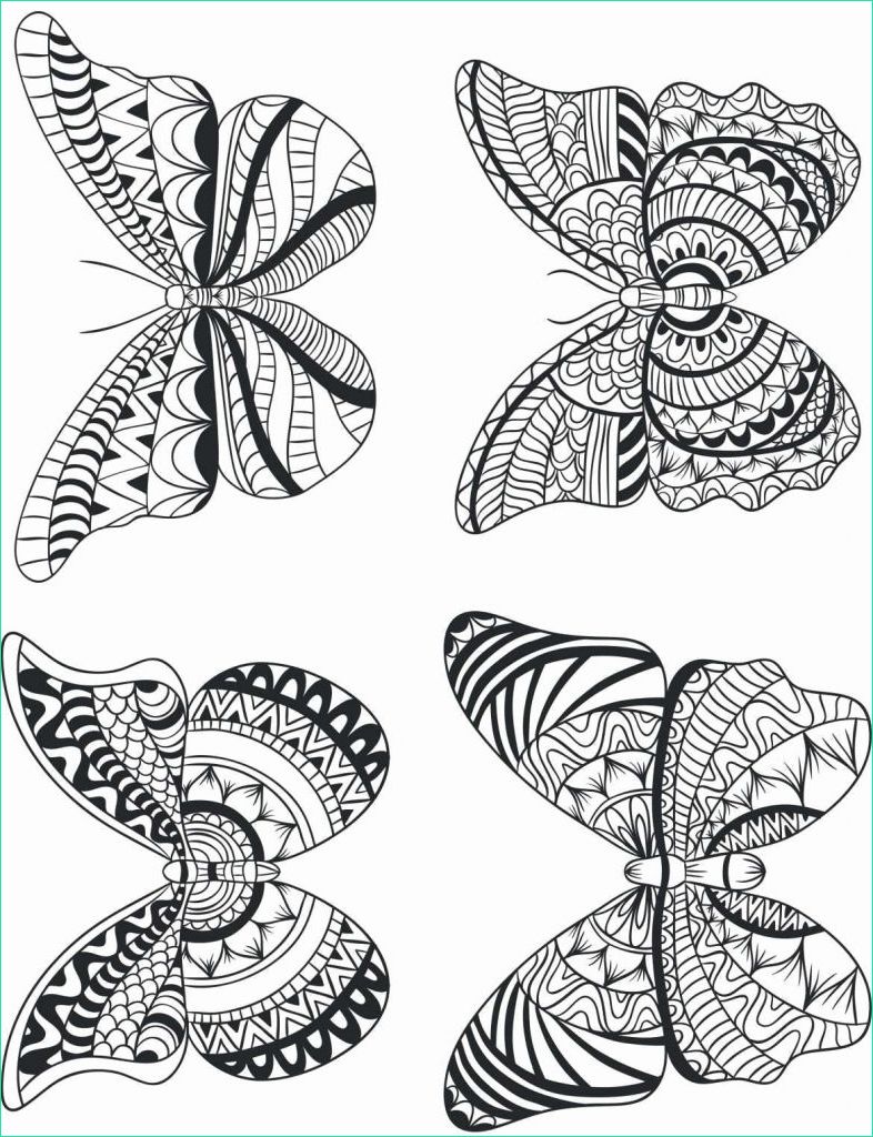 Dessin Papillon à Découper Beau Galerie Dessin Papillon Inspirant S Papillon A Imprimer Et
