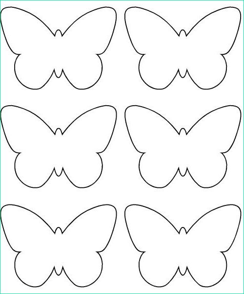Dessin Papillon à Découper Luxe Stock Pdf Petit Papillon Deco