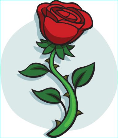 Dessin Roses Élégant Photographie Dessin Animé Rose Vecteurs Libres De Droits Et Plus D