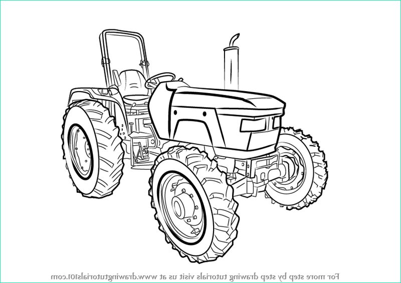 Dessin Tracteur Simple Inspirant Stock Learn How to Draw A Tractor Agricultural Step by Step