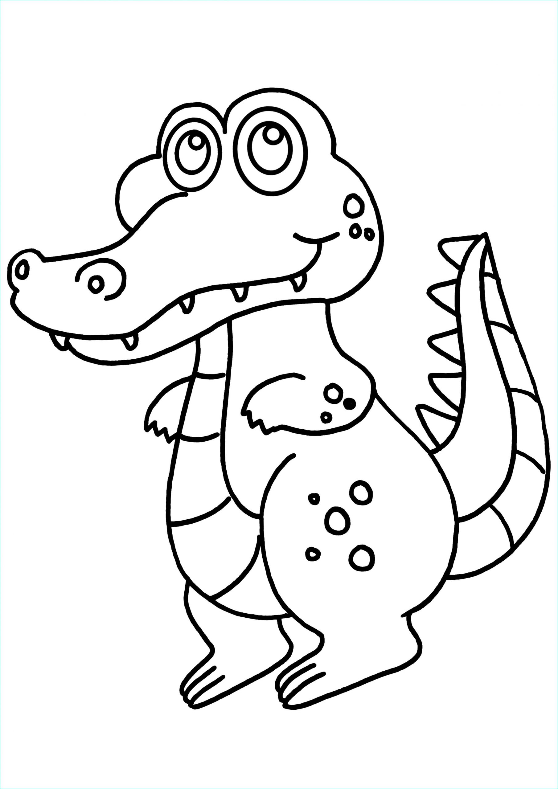 Dessins à Imprimer Inspirant Images Coloriage Crocodile à Imprimer Pour Les Enfants Cp