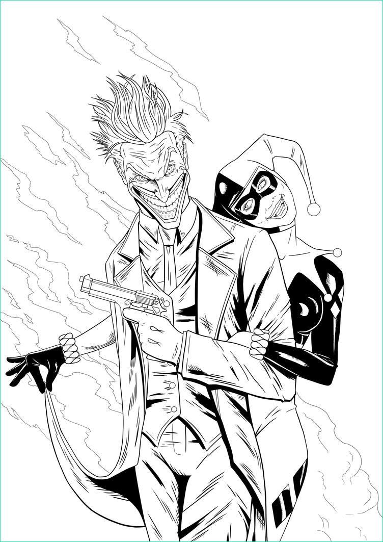 Harley Quinn Et Joker Dessin Cool Collection Harley Quinn Suicide Squad Coloring Pages Coloring Pages