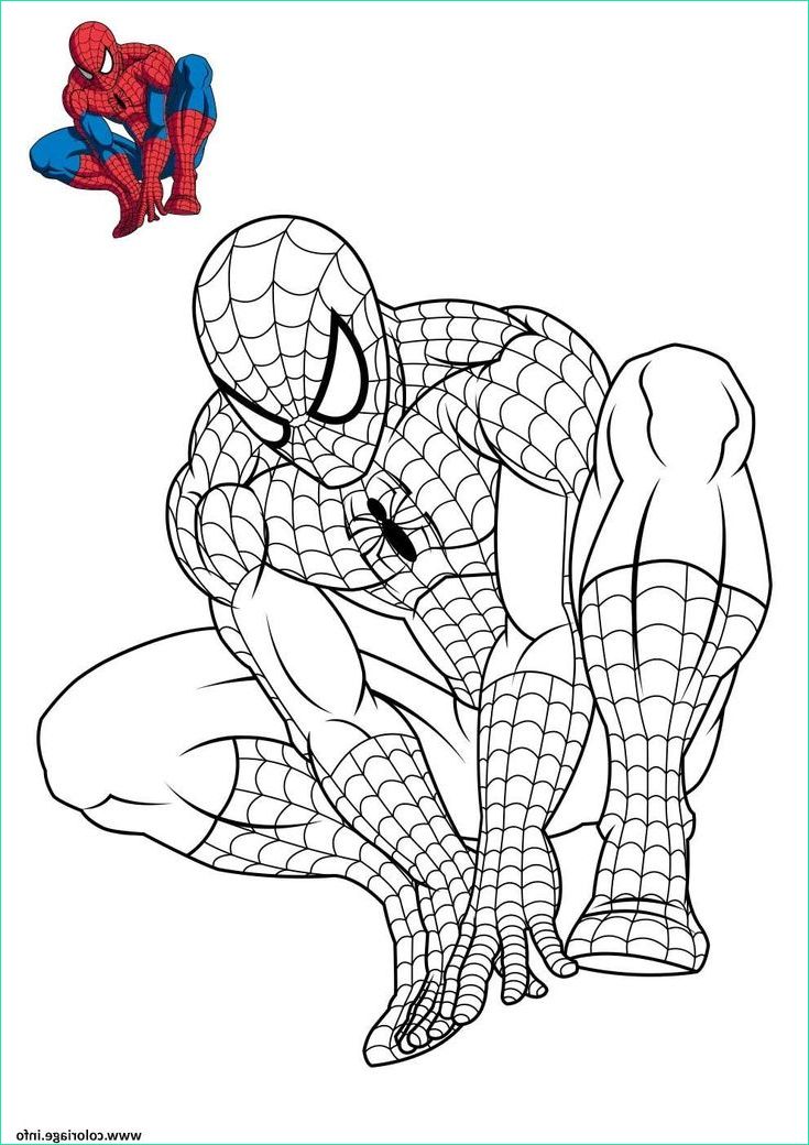 Imprimer Dessins Luxe Image Coloriage Spiderman 3 En Reflexion Dessin à Imprimer