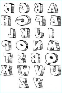 Lettre Alphabet à Imprimer Gratuit Bestof Photographie Coloriage Lettres De L Alphabet En Trois Dimension