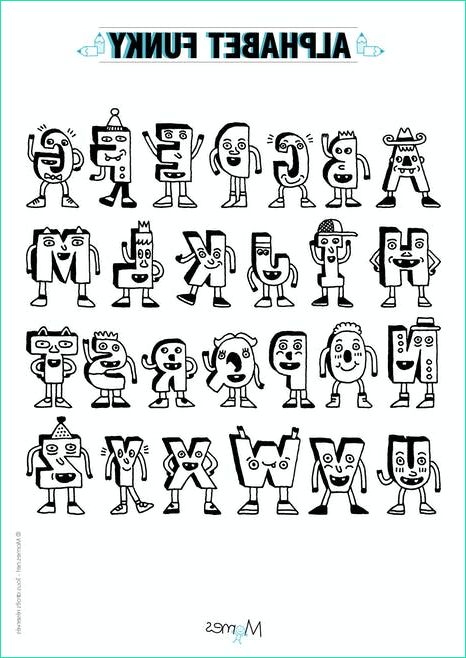 Lettre Alphabet à Imprimer Gratuit Cool Photos Coloriage Alphabet Rigolo
