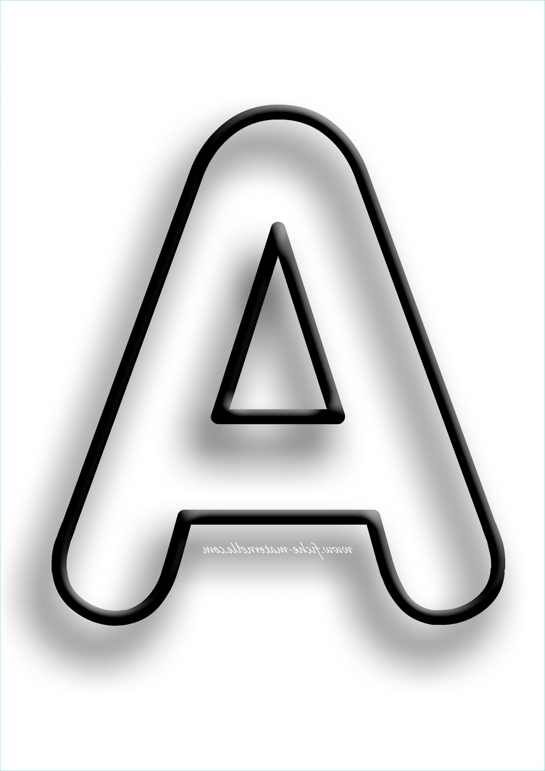 Lettre De L&amp;#039;alphabet A Imprimer Gratuit Cool Image Coloriage Des Lettres