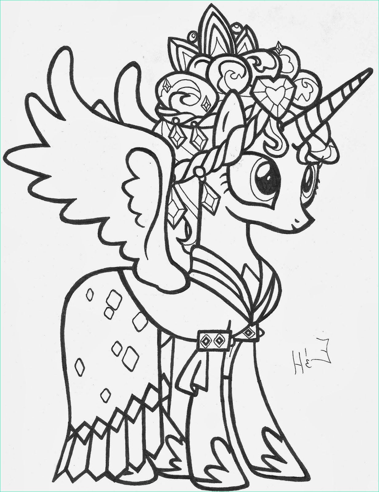 Little Pony Dessin Bestof Photos My Little Pony Princess Luna Coloring Pages Coloring Home