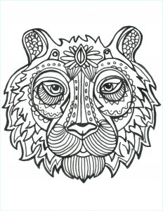 Mandala Animaux A Imprimer Élégant Photos Coloriage De Animaux Tete De Tigre à Imprimer