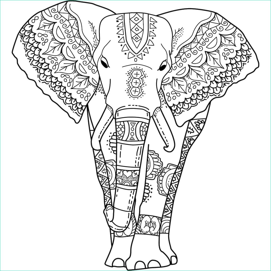 Mandala Animaux Beau Photos Mandala Elephant Coloring Pages at Getcolorings