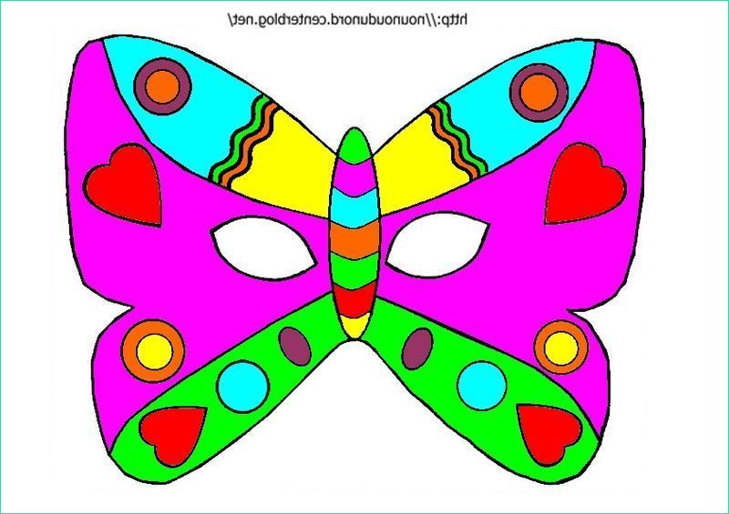 Papillon Dessin à Imprimer En Couleur Cool Images Masque Papillon à Colorier