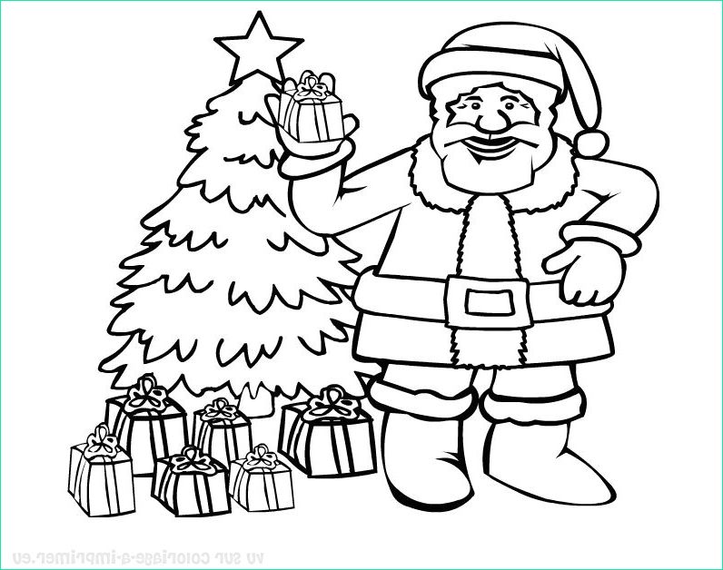 Pere Noel à Imprimer Beau Image Coloriage Pere Noel A Imprimer Santa Claus 81 Characters