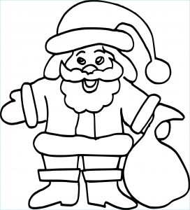 Pere Noel Coloriage à Imprimer Élégant Image Coloriage Père Noël Facile à Imprimer