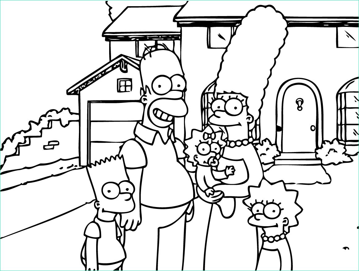 Simpson Coloriage Élégant Photographie the Simpsons for Children the Simpsons Kids Coloring Pages