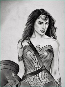 Wonderwoman Dessin Luxe Stock Gal Gadot as Wonder Woman