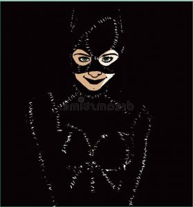 Catwoman Dessin En Couleur Luxe Photographie Catwoman Illustration Stock Illustration Du Heureux