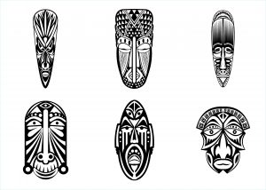 Coloriage Africain Cool Image 6 Masques Africains Simples Coloriage De Masques Coloriages Pour
